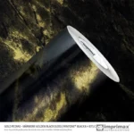 Adesivo Marmore Gold Black Gloss 0,60 x 10mts