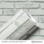 Adesivo Tijolo Branco 0,60 x 10mts