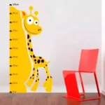 Adesivo de Parede Infantil Régua Girafinha 52cm x 135cm