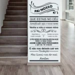 Adesivo Decorativo de Parede Oração Pai Nosso