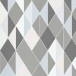 Papel de Parede Vinílico Milano 220213 Geométrico Tons “Consultar disponibilidade do Produto 19 9 8750-5835” de Cinza, Azul, Bege e Branco