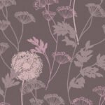 Papel de Parede Vinílico Life 4 302939 Floral Tom de Cinza e Rosa