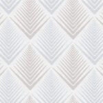 Papel de Parede Vinílico Life 4 356062 Geométrico com leve brilho Tom Branco, Cinza e Azul