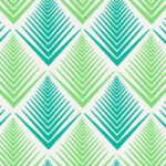 Papel de Parede Vinílico Life 4 356063 Geométrico Tom Branco e Verde