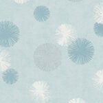 Papel de Parede Vinílico Life 4 356073 Geométrico com leve brilho Tom de Azul, Branco e Prata