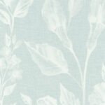 Papel de Parede Vinílico Linen Style 366362 Floral Branco e Azul “Consultar disponibilidade do Produto 19 9 8750-5835”