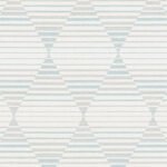Papel de Parede Vinílico Linen Style 367572 Geométrico Branco, Azul e Bege “Consultar disponibilidade do Produto 19 9 8750-5835”