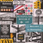 Papel de Parede Infantil Les Aventures 3 51134602 Teenager / Cidade e placas Tons coloridos