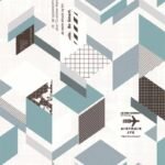 Papel de parede Les Aventures 3 51164401 Geométrico Tom Branco, Verde, Prata e Preto