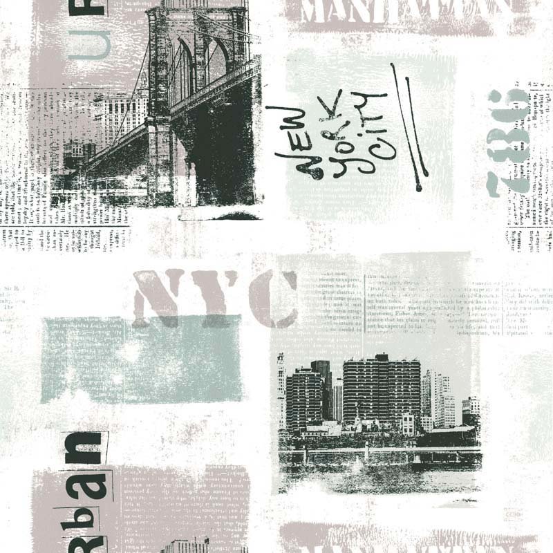 51165309__28559.jpg Papel de parede Les Aventures 3 51165309 Teenager / NY Tons de Cinza Branco e Preto - Imagem 1