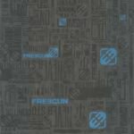 Papel de parede Les Aventures 3 51170701 Teenager Tom de Cinza, Preto e Azul