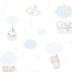 Papel de Parede Infantil Treboli 5801 Balões Azul | Consultar disponibilidade do Produto |