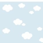 Papel de Parede Infantil Treboli 5871 Azul Nuvens | Consultar disponibilidade do Produto |