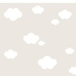 Papel de Parede Infantil Treboli 5874 Bege Nuvens | Consultar disponibilidade do Produto |