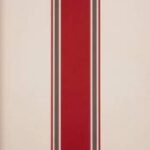 Papel de Parede Vinilico Vermelho  Listrado Grande   Cl-025