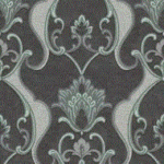 Papel de parede Florence Azul Medalhao FR87235