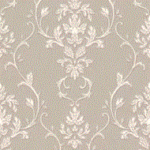 Papel de parede Florence Cinza Arabesco FR87242