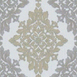 Papel de parede Florence Azul Medalhao FR87252