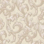 Papel de parede Florence Marfim Arabesco FR87293