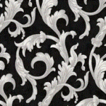 Papel de parede Florence Preto Arabesco FR87295
