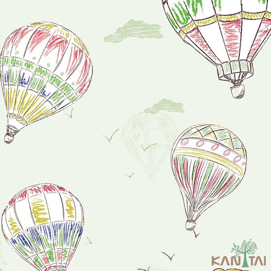 HK224002R.jpg Papel de Parede Infantil Hello Kids HK224002R | Consultar disponibilidade do Produto | - Imagem 1