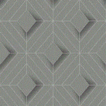 Papel de Parede Star L61409 Geométrico Cinza-Prata