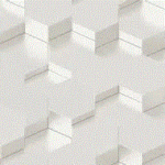 Papel de Parede Star L97000 Geométrico Cinza/ Off