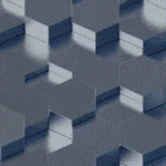 Papel de Parede Star L97001 Geométrico Grafite-Azu