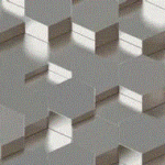 Papel de Parede Star L97009 Geométrico Cinza