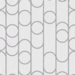 Papel de Parede Star M24000 Geométrico Branco- Prata