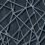 Papel de Parede Star M24701 Geométrico Azul-Prata