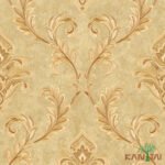 Papel De Parede Poet Chart 3 PT970904R Arabesco Dourado