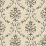 Papel De Parede Poet Chart 3 PT971102R Arabesco Verde Bege