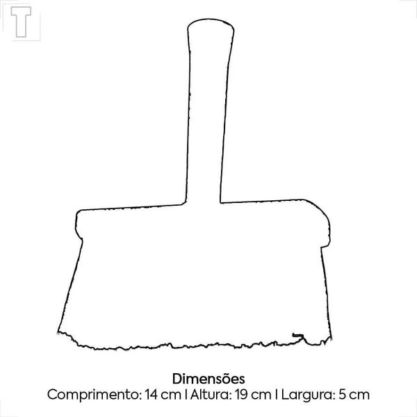 Broxa Retangular 800 - Atlas Tamanho: Média - Imagem 5