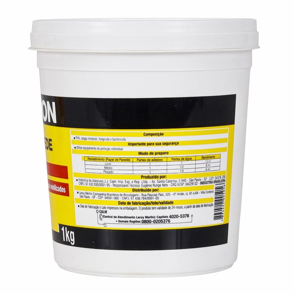 Cola para Papel de Parede Branca 1Kg Axton - Imagem 3