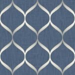 Papel de Parede Shimmer Fluidez Aspecto Têxtil UK21202