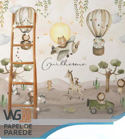 Balão e Urso Balão e Safari - Imagem 1