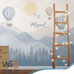 Balão com Montanhas