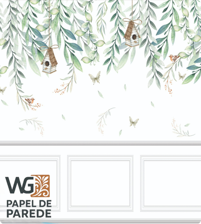 Casinha de Pássaros com Boiserie Casinha de Passaros com Boiserie - Imagem 1