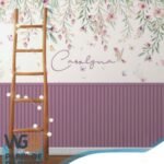 Flores com Ripado Rosa