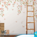 Jardim Suspenso com Borboletas